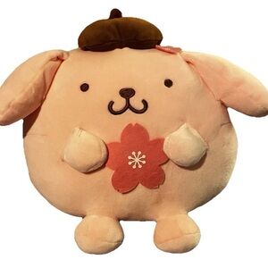 Sakura Pompompurin Plush Bag New Sokawaii Sanrio Japan Cute Back to School Pouch